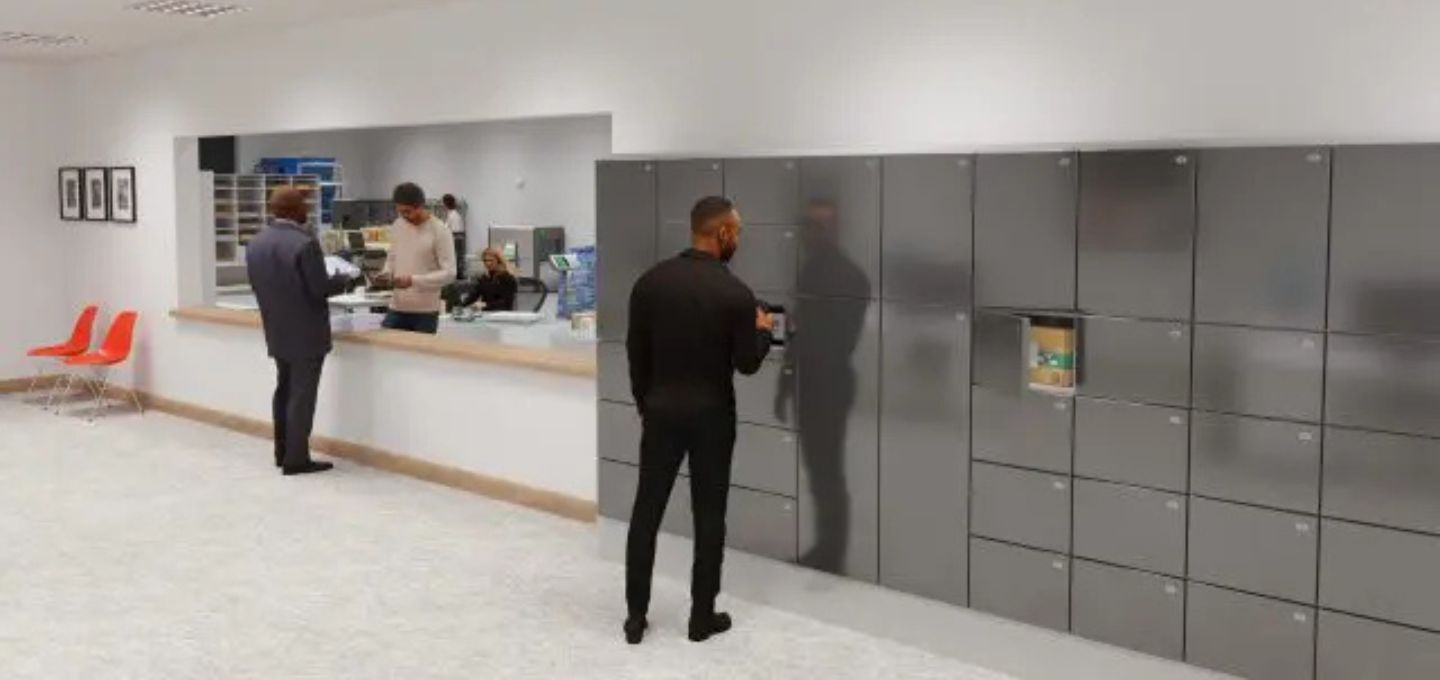 Eenvoudige uitgifte post en kantoormiddelen via smart lockers