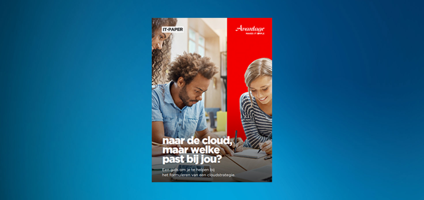 Voorkant e-book Naar de cloud, maar welke past bij jou?