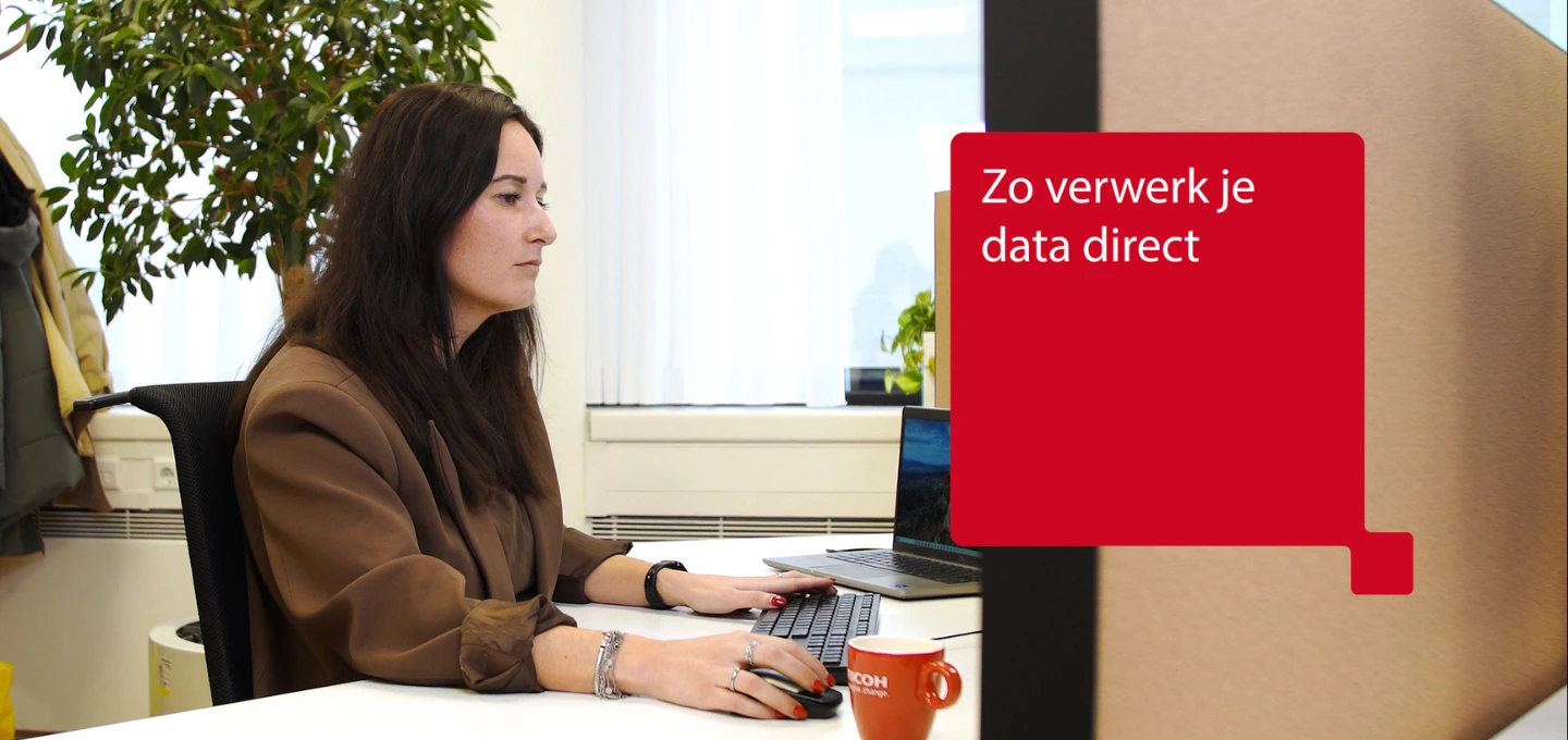 Directe dataverwerking met een document management systeem