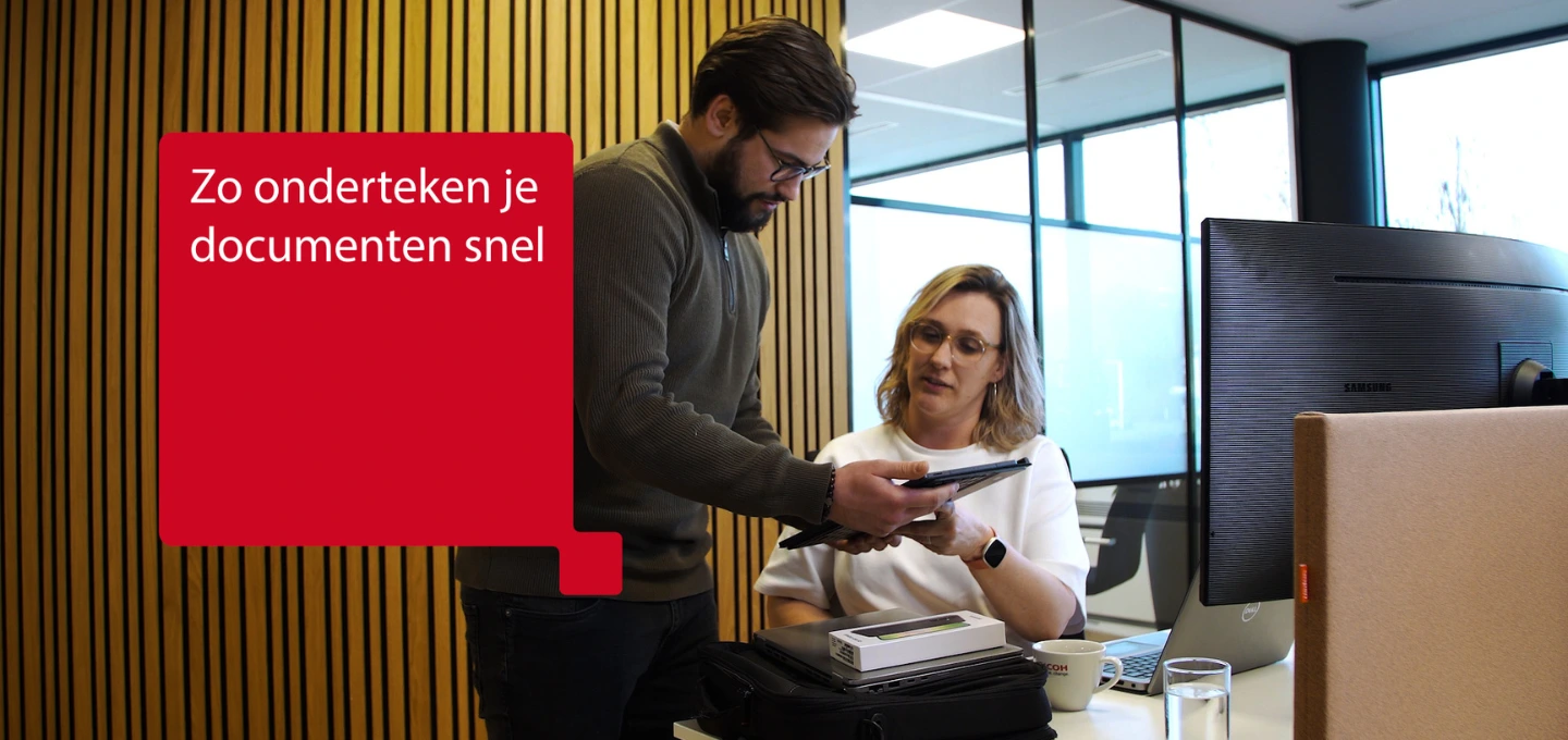 Documenten digitaal ondertekenen met een document management systeem