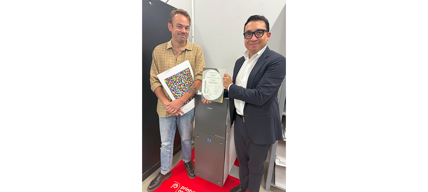 Eerste certificaat voor Color Management bij Printvisie