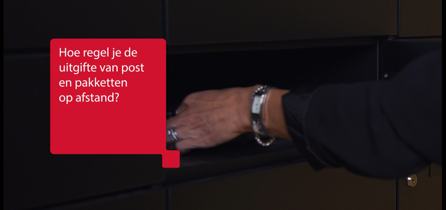 Hoe regel je de uitgifte van post en pakketjes op afstand?