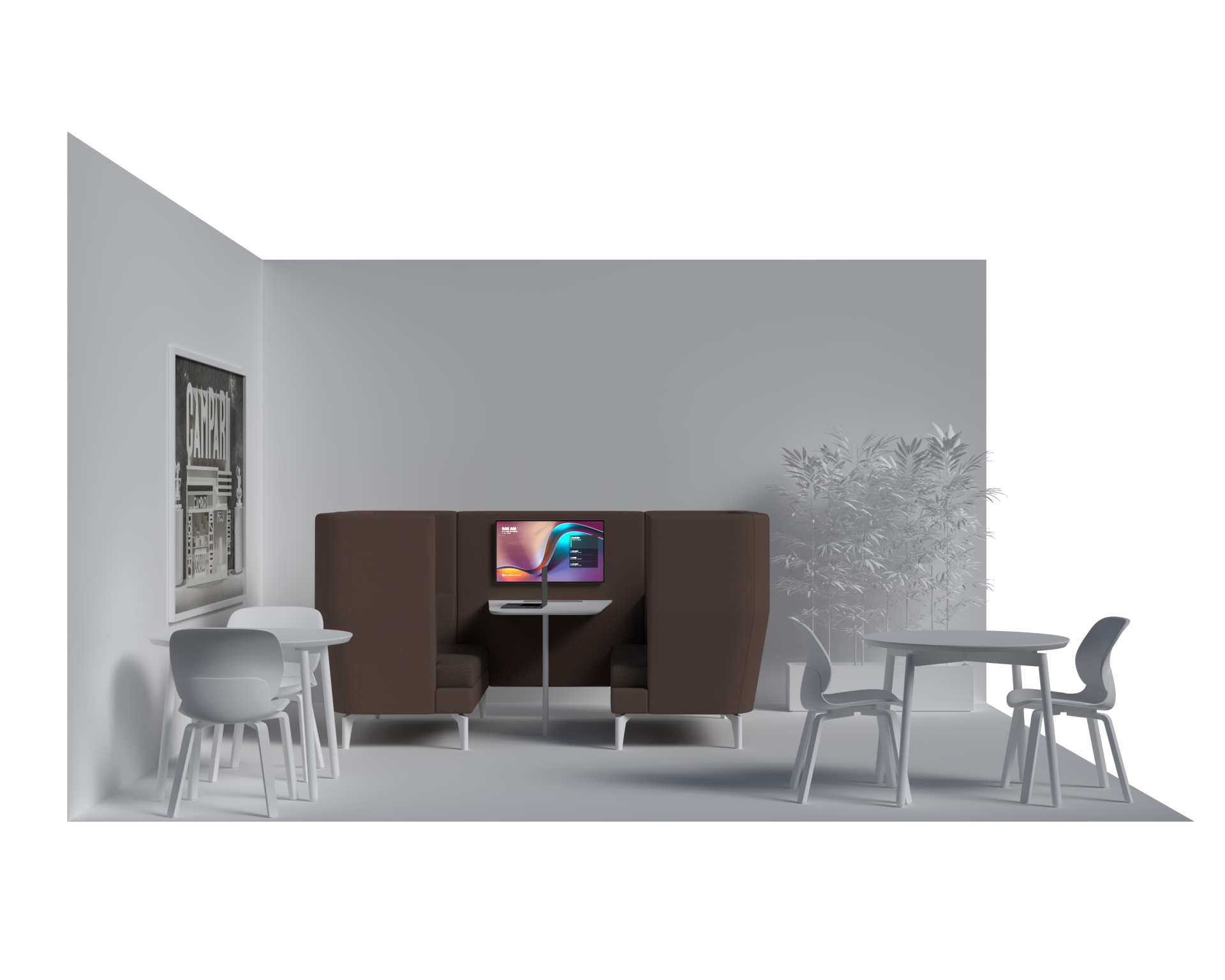 Meetingroom configurator - voorbeeld van een samenstelling voor jouw meetingroom