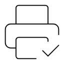 Icon of a printer